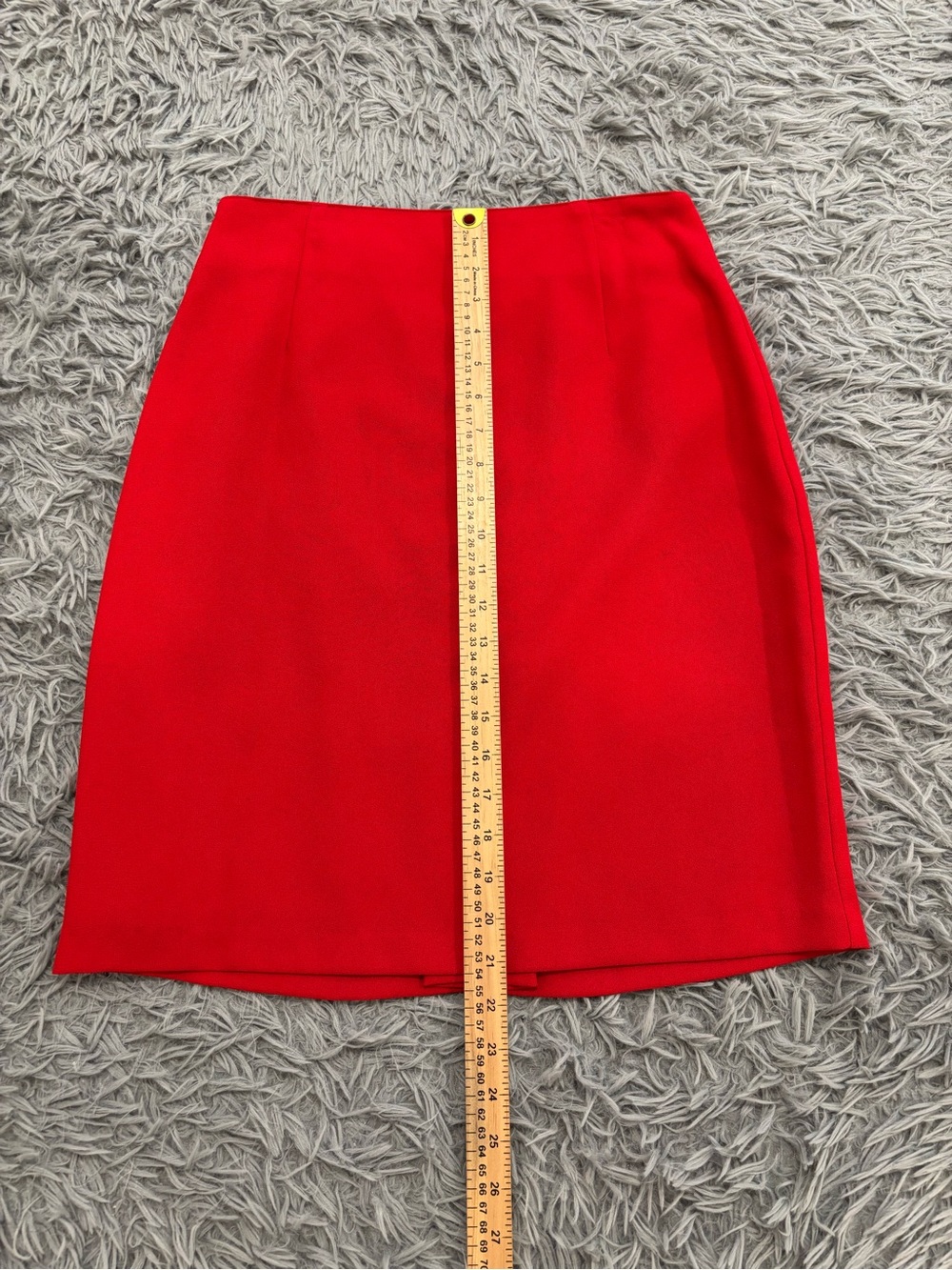 NEW Cache Women's Red 2 Piece Vest Skirt Suit Set Size 10 VTG 90’s Classy Office - Picture 11 of 12